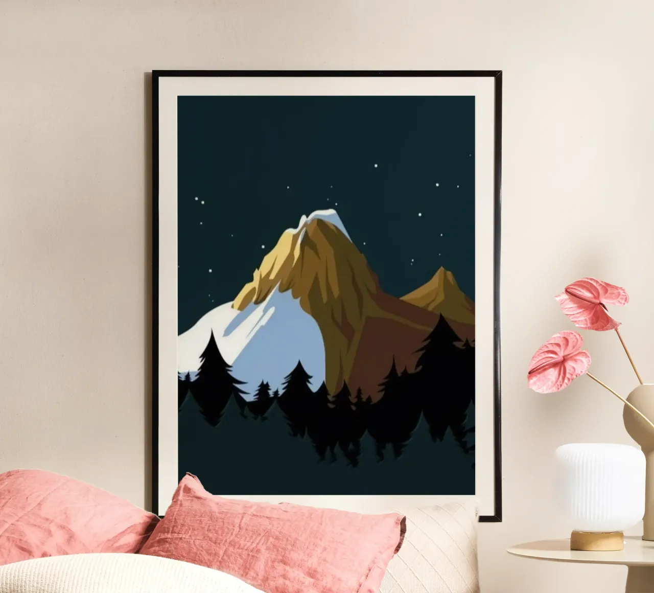 mountain in shade poster da marty