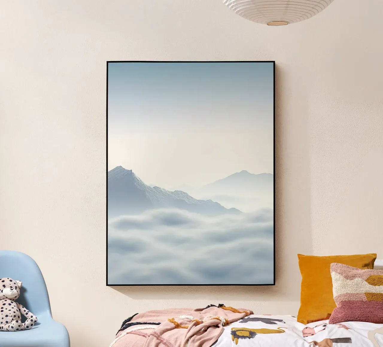 white mountain in cloud plexiglass da marty