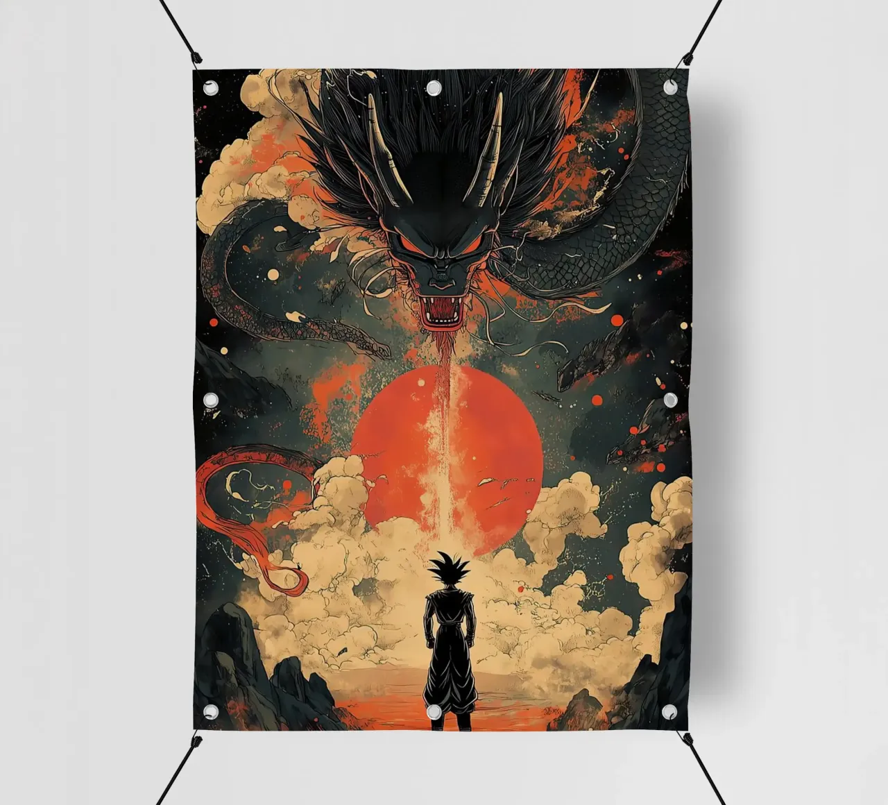 PALLE DI DRAGONE telo in pvc da posterindo