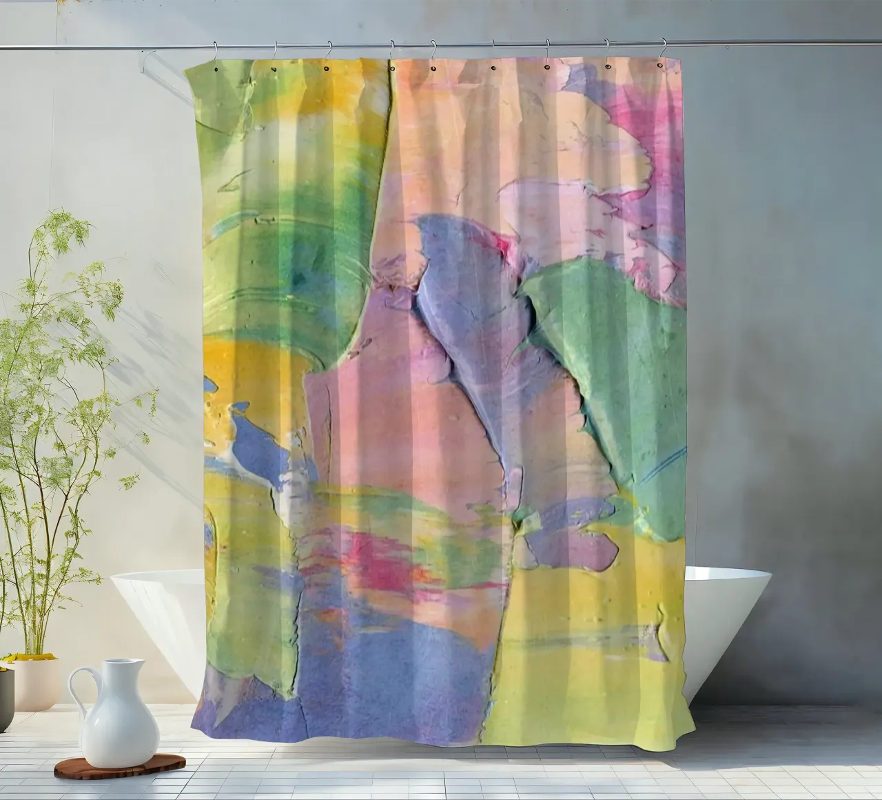 color paint gradient tenda da doccia da marty
