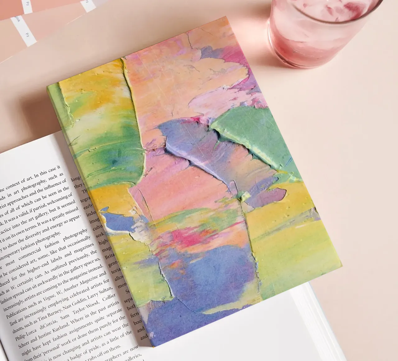 color paint gradient notebook by marty