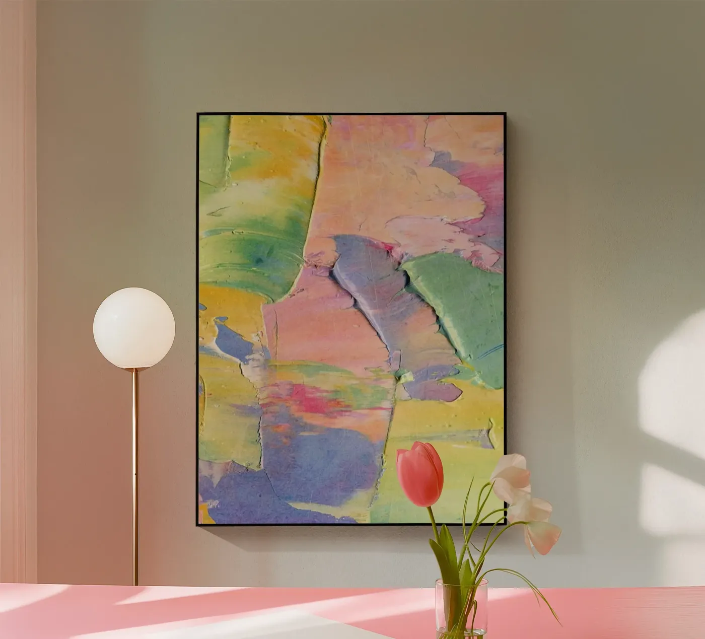 color paint gradient acrylic glass by marty