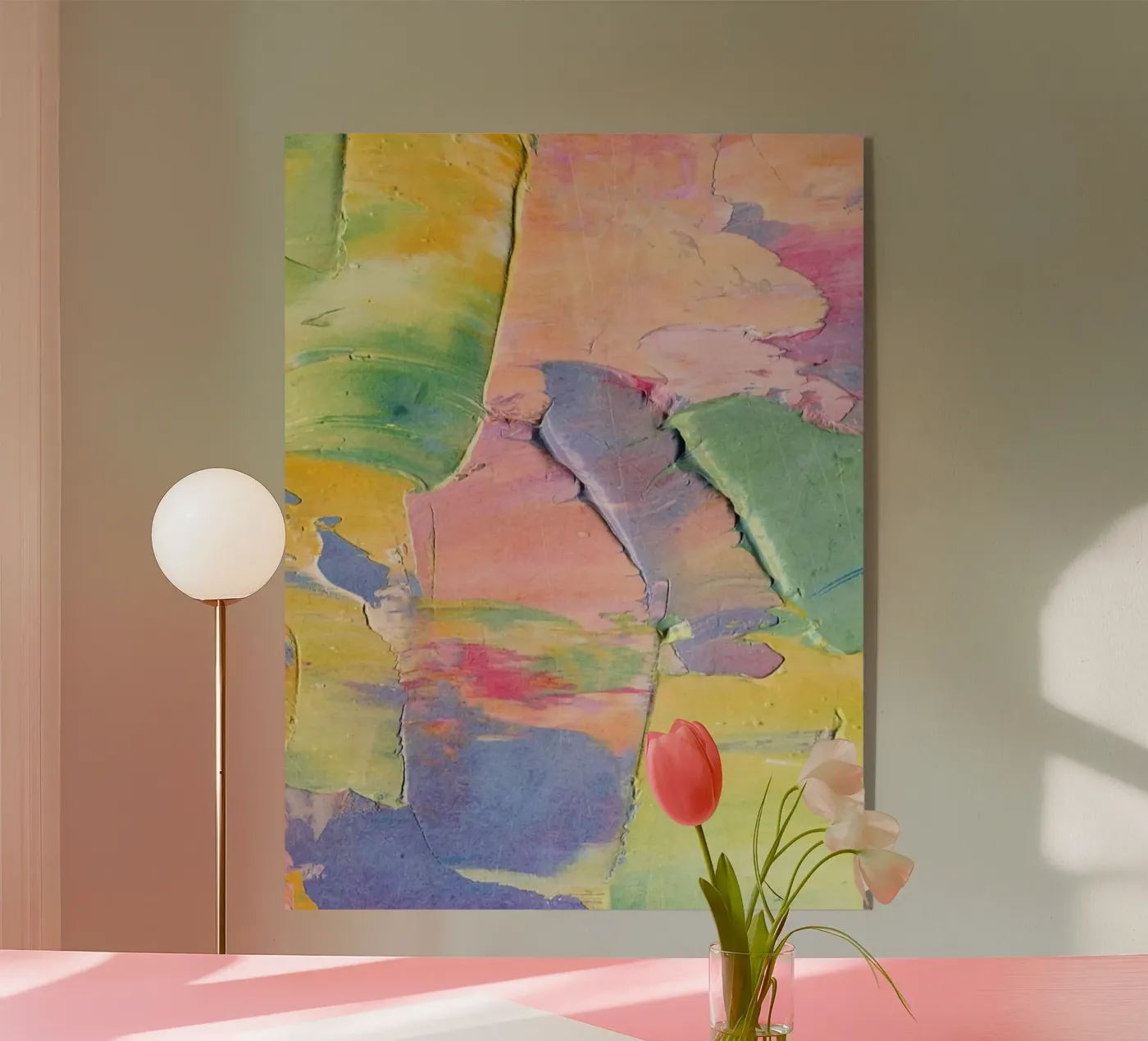 color paint gradient acrylic glass by marty