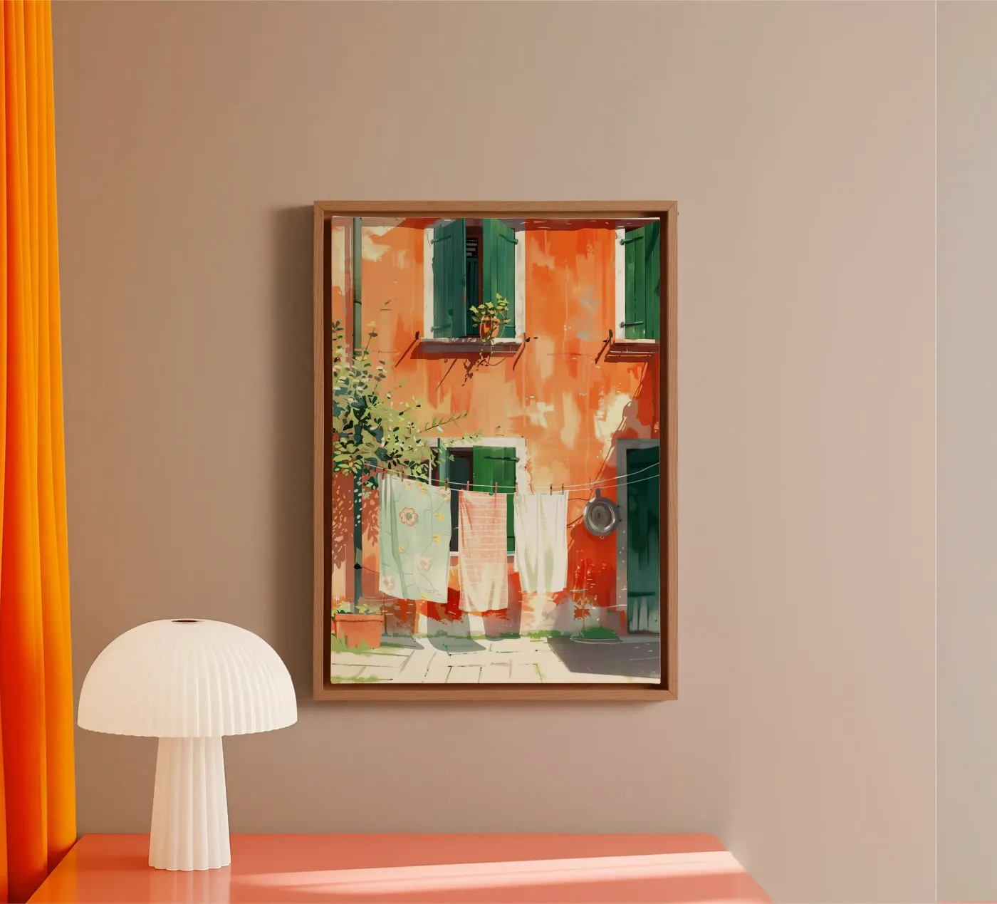 Laundry Leinwand von Artsy Bessy