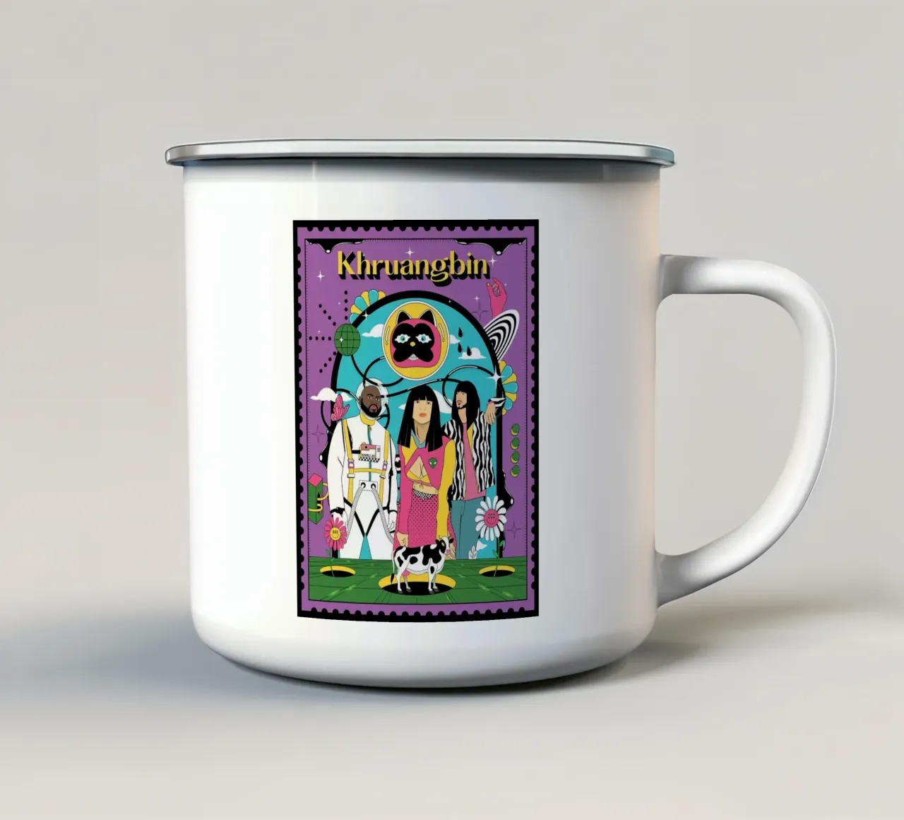 I ritmi di un altro mondo tazza in smalto da mamass