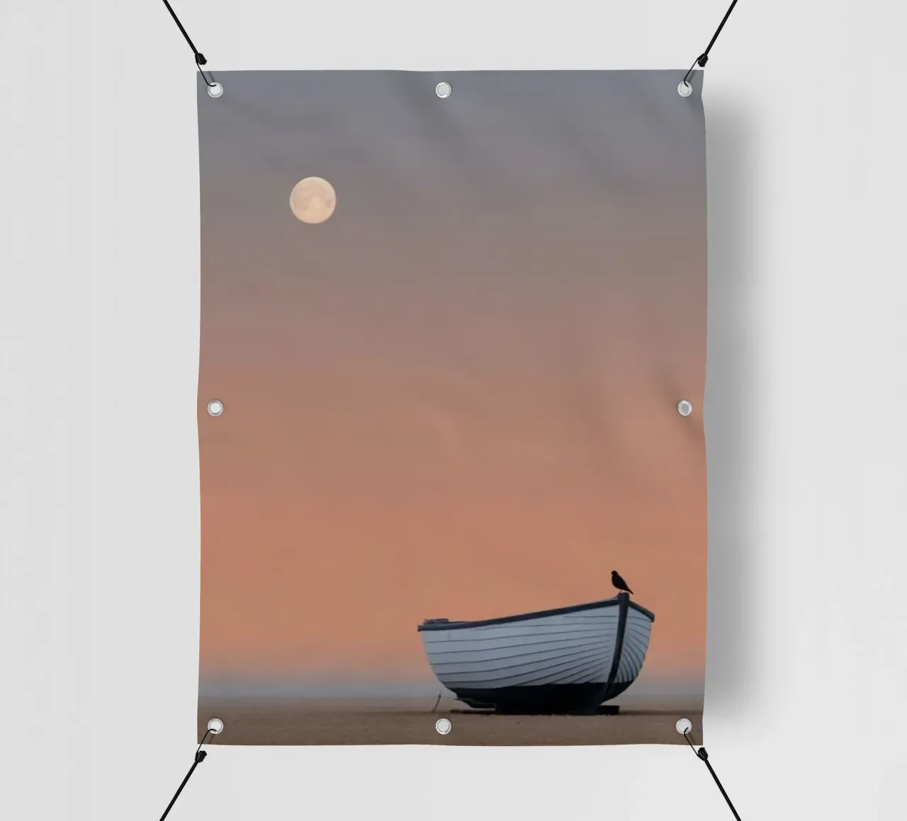 boat with moon telo in pvc da marty