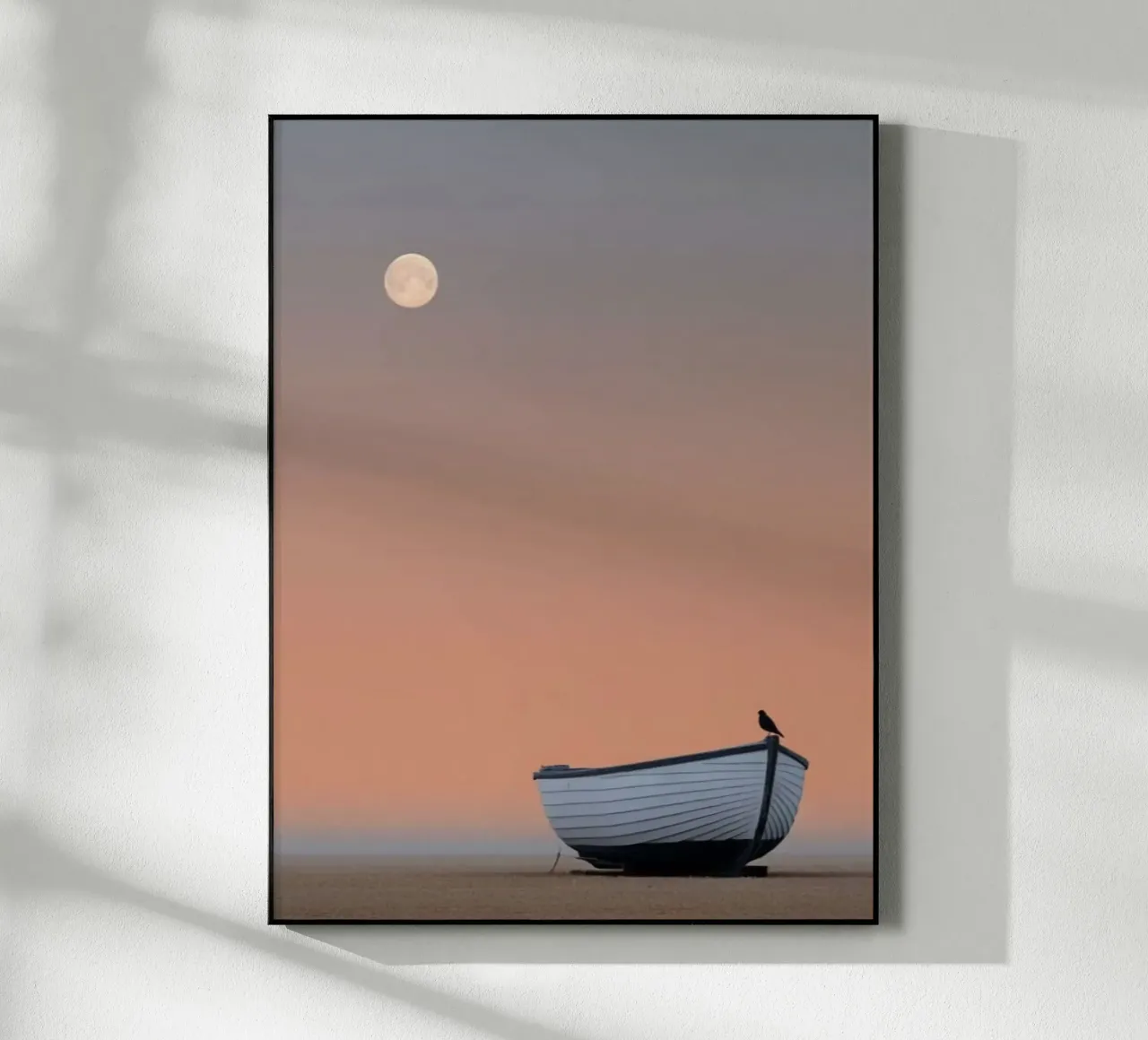 boat with moon plexiglass da marty