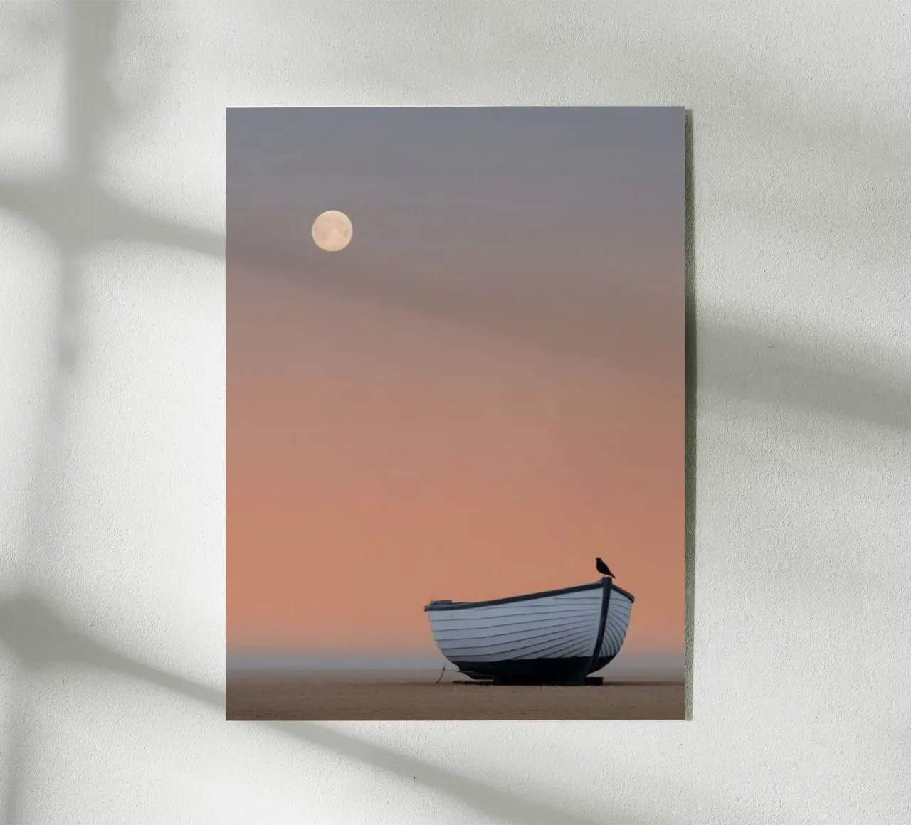 boat with moon plexiglass da marty