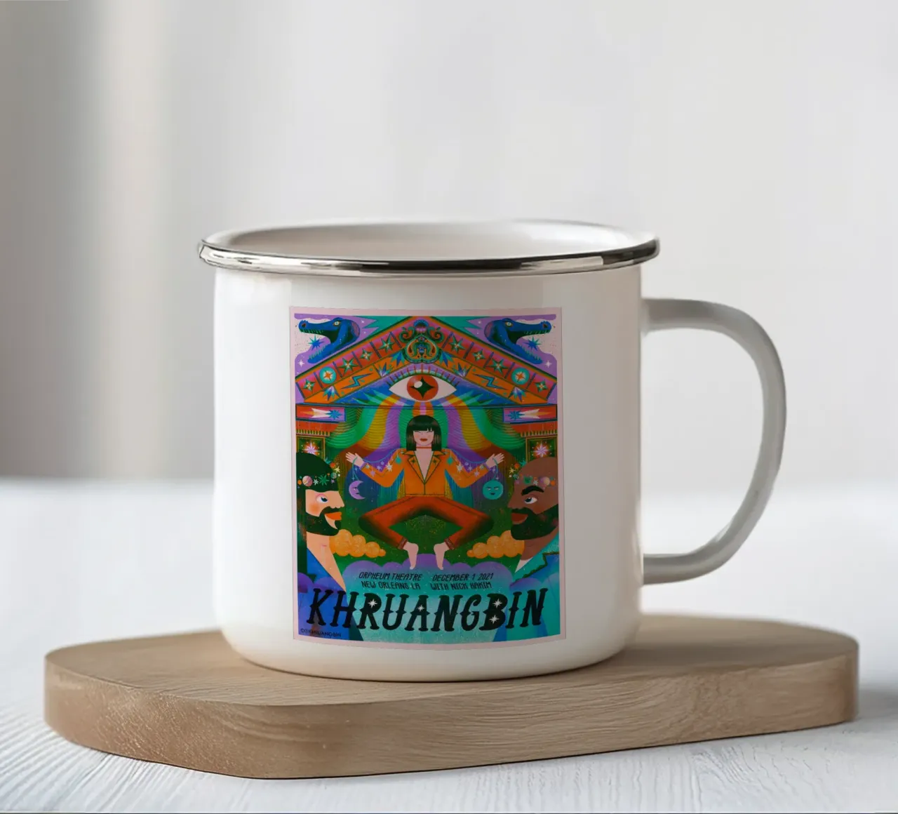 Echi d'Oriente tazza in smalto da mamass