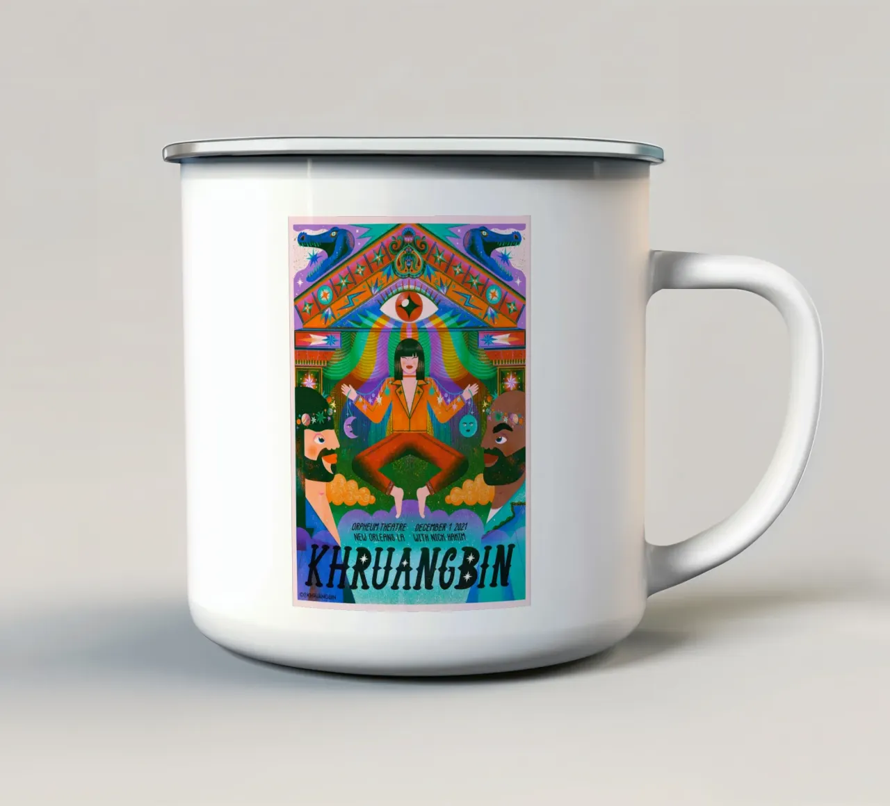 Echi d'Oriente tazza in smalto da mamass