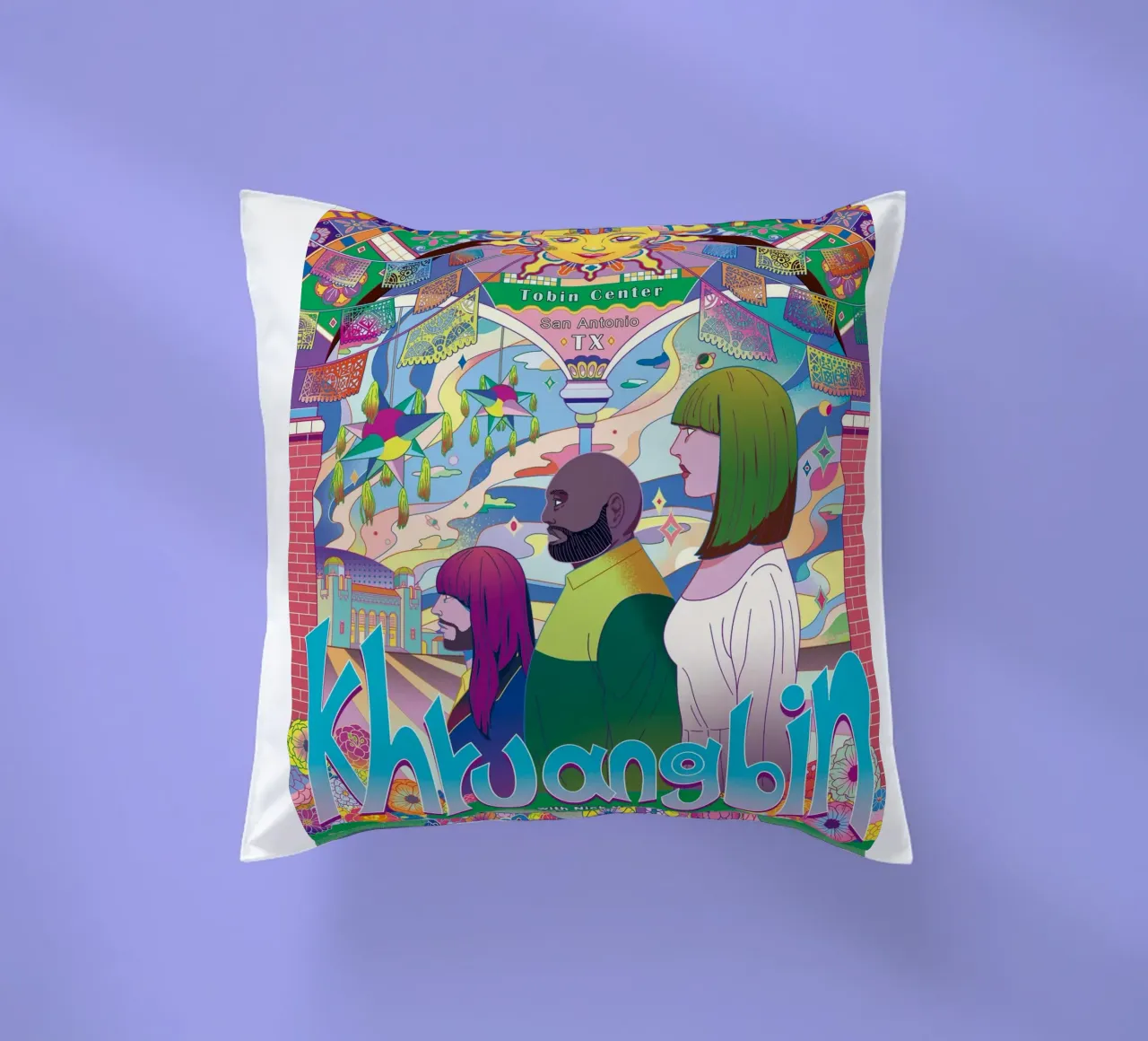 Sogni funky e corde d'oro cuscino da mamass
