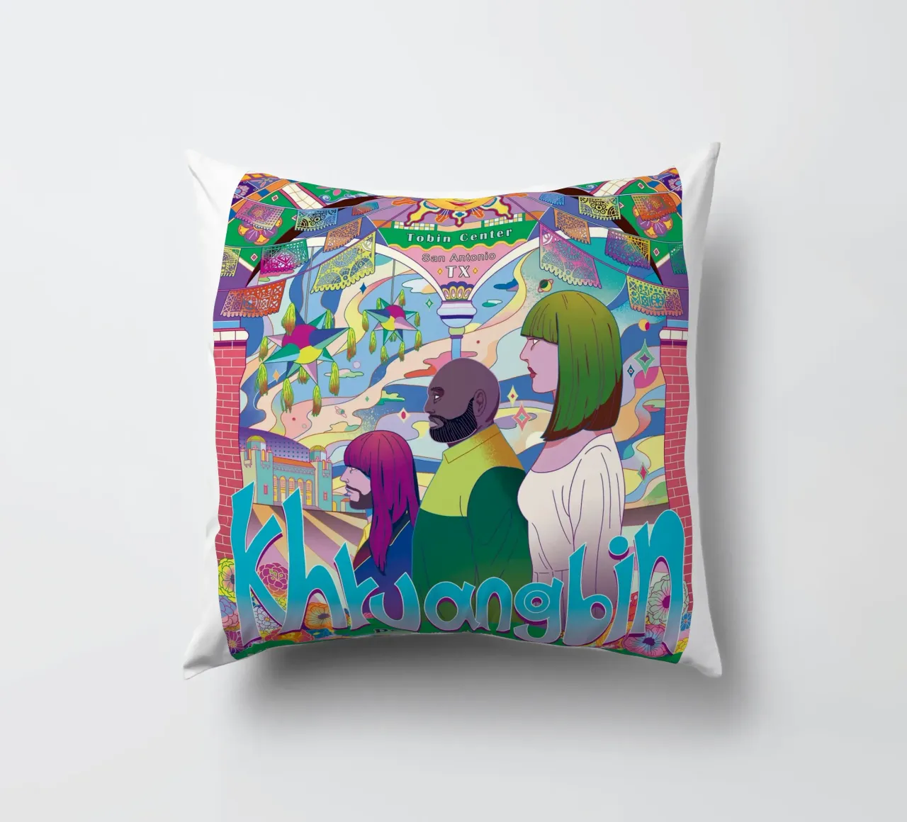 Sogni funky e corde d'oro cuscino da mamass