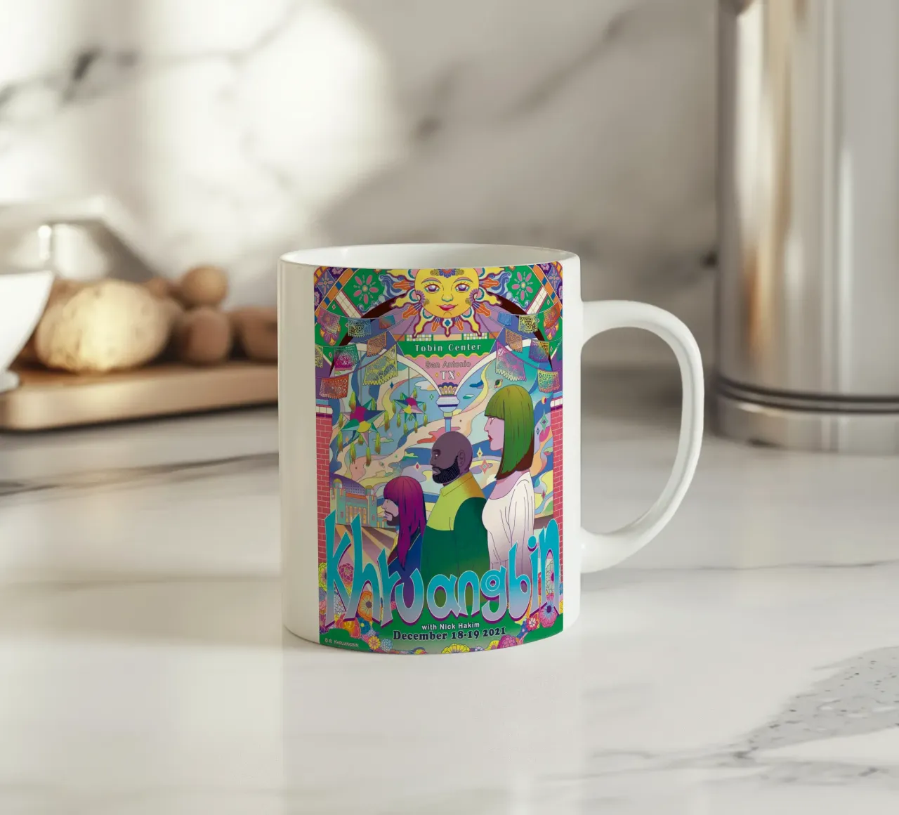 Sogni funky e corde d'oro tazza in ceramica da mamass