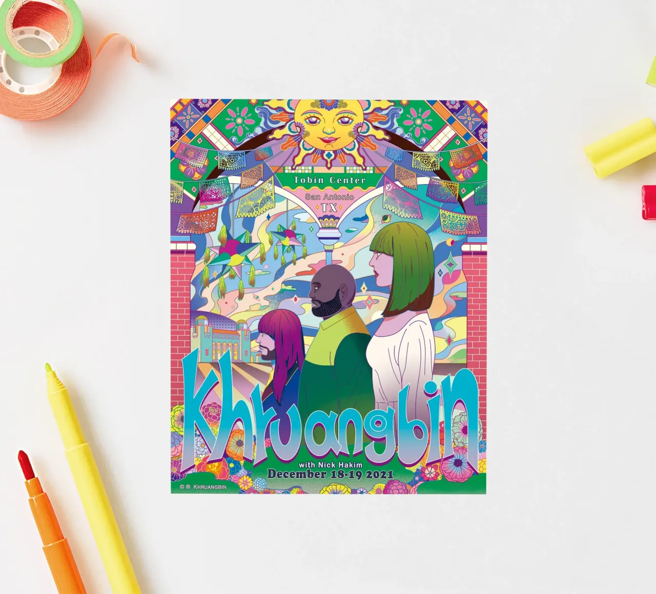 Funky Dreams and Golden Strings sticker by mamass