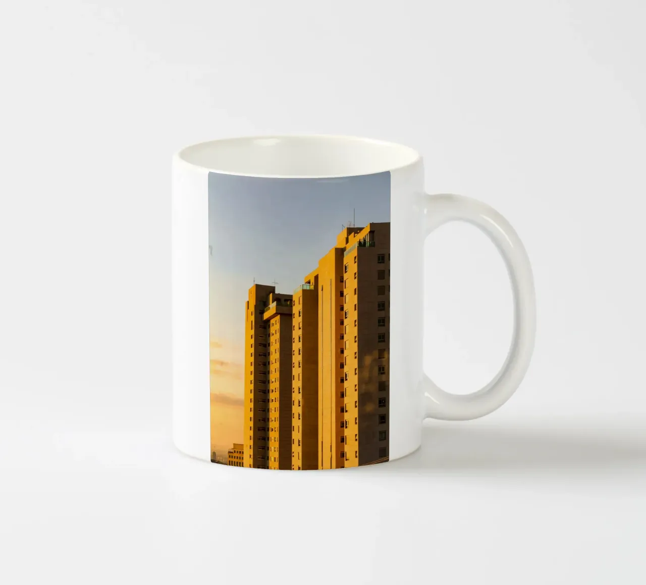 building in sunset tazza in ceramica da marty