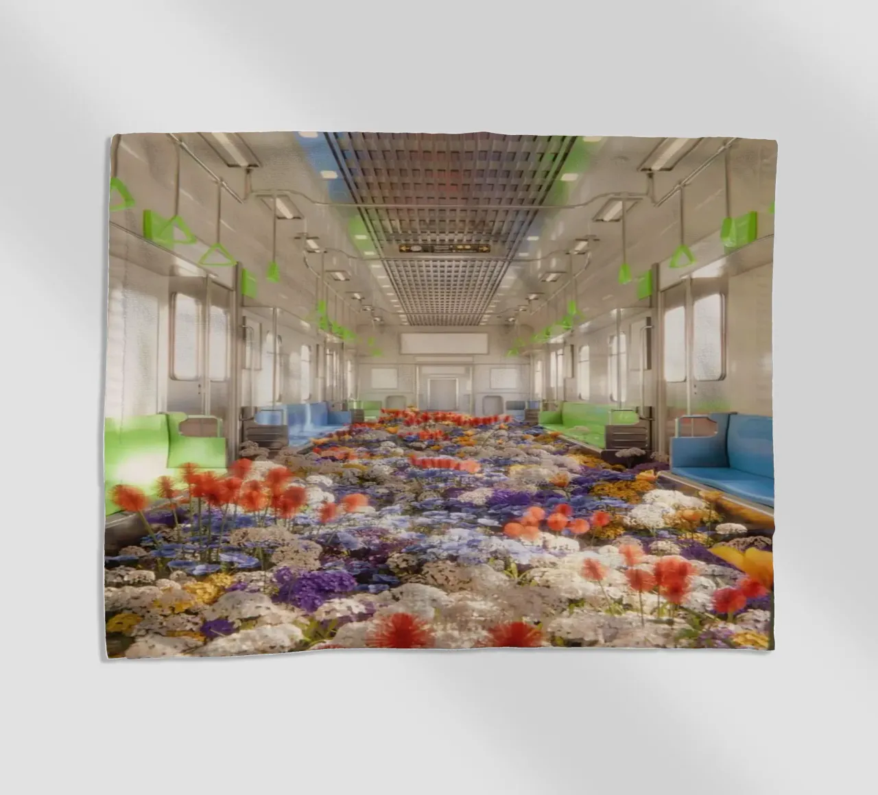 flower train telo mare da marty