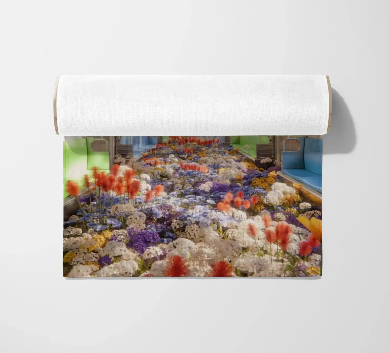 flower train telo mare da marty