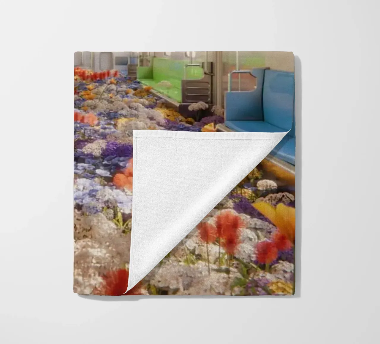 flower train telo mare da marty