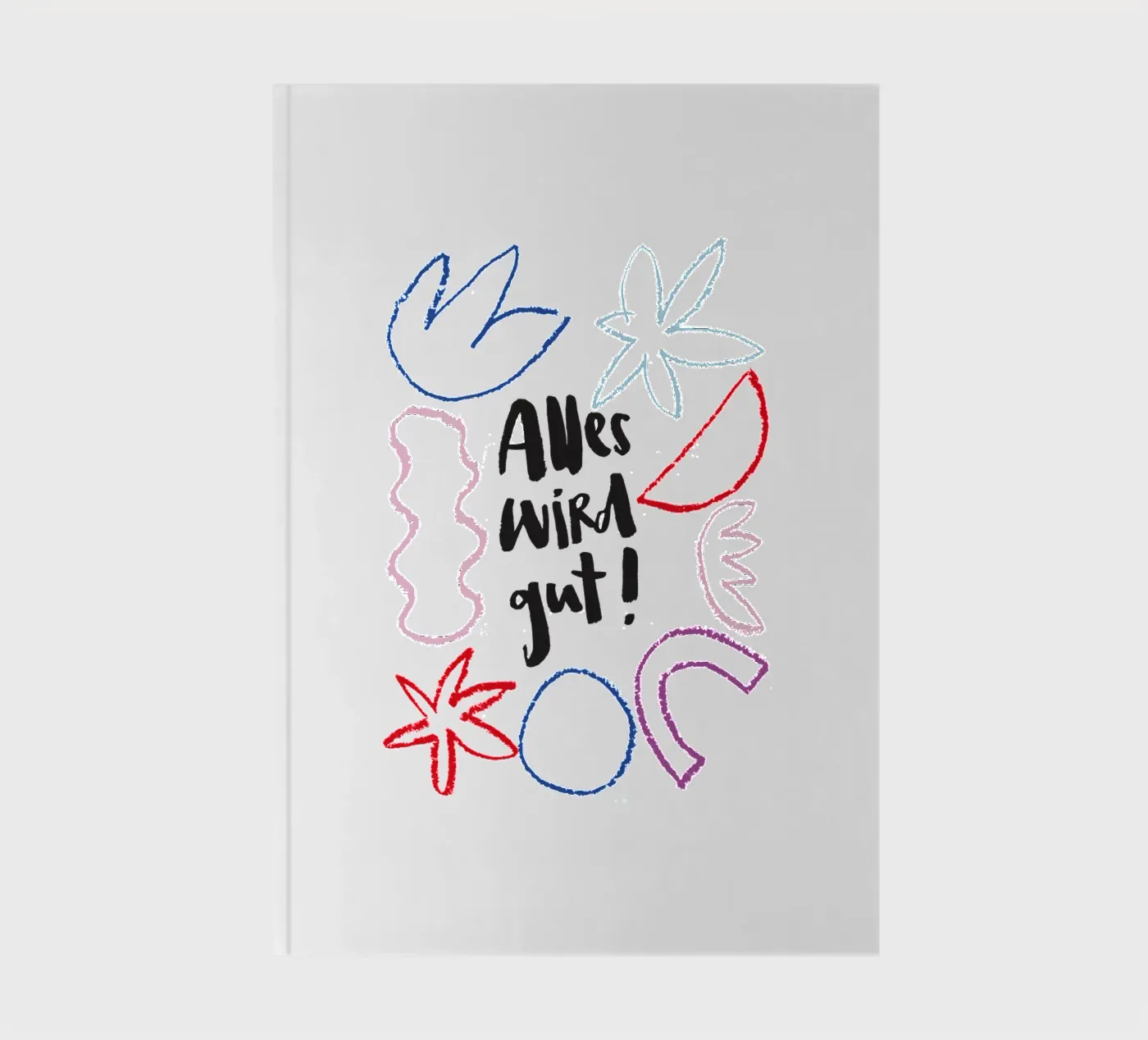 Alles wird gut notebook by Brushmeetspaper