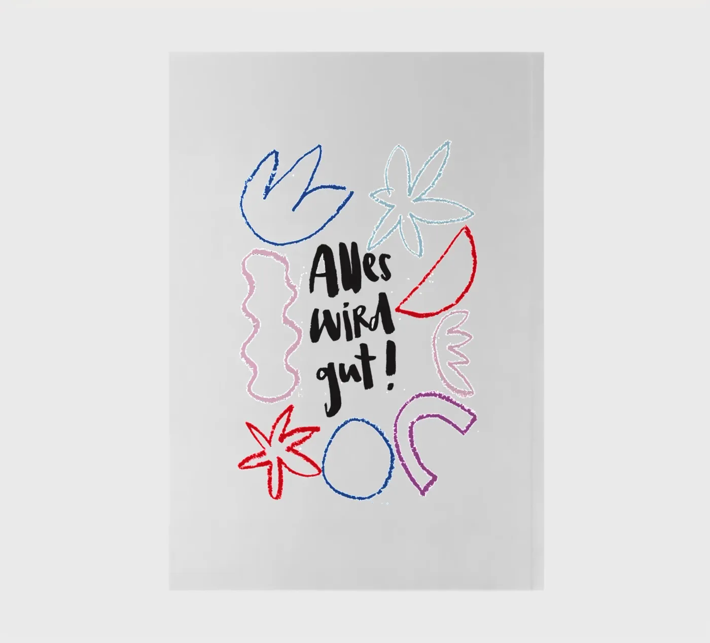 Alles wird gut notebook by Brushmeetspaper