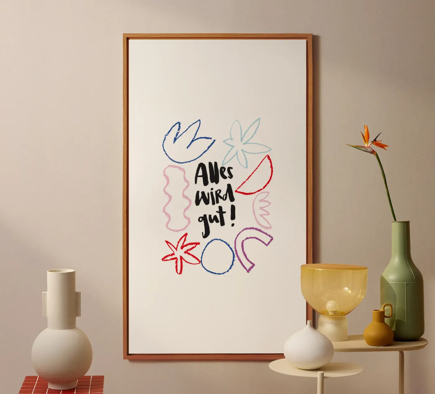 Alles wird gut forex-plaat van Brushmeetspaper