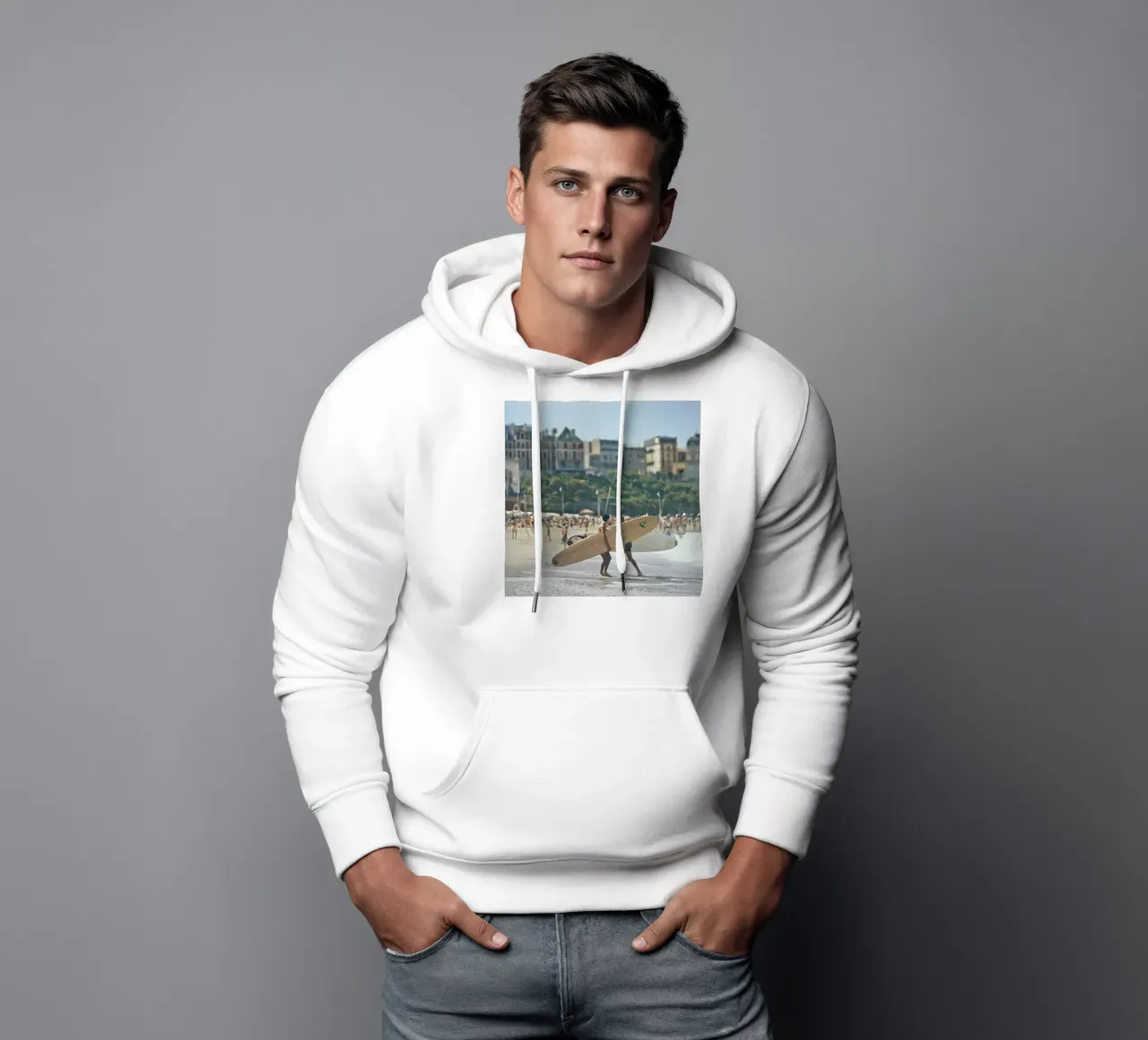 Peter Viertel felpa con cappuccio da gibsonedgar