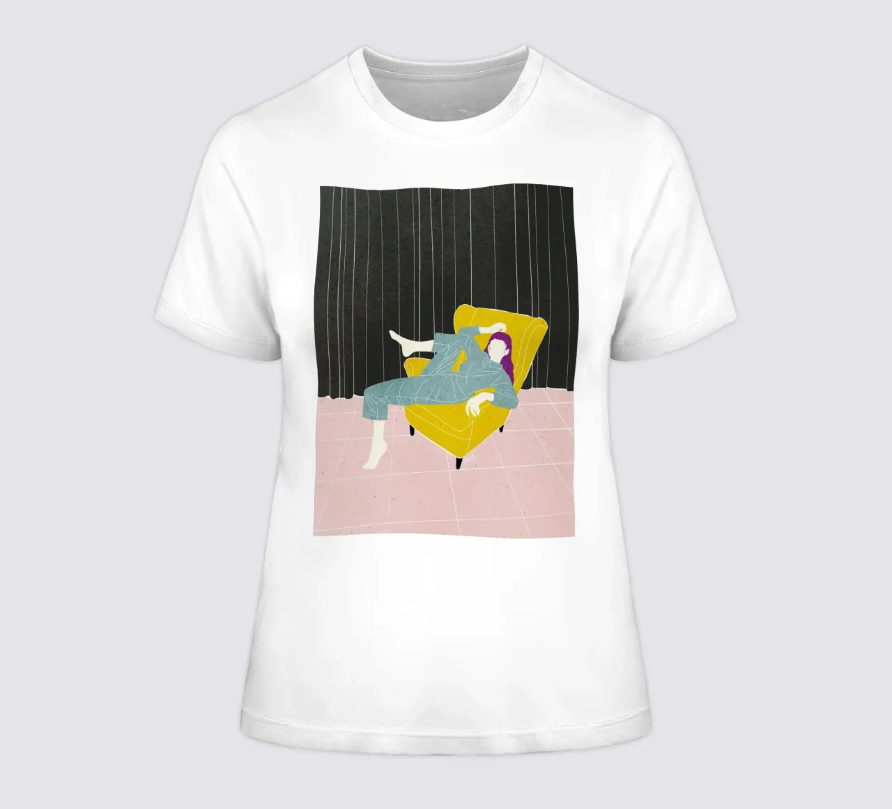 Sedia in velluto Lazy WOman Bujaboom t-shirt da donna da bujaboom