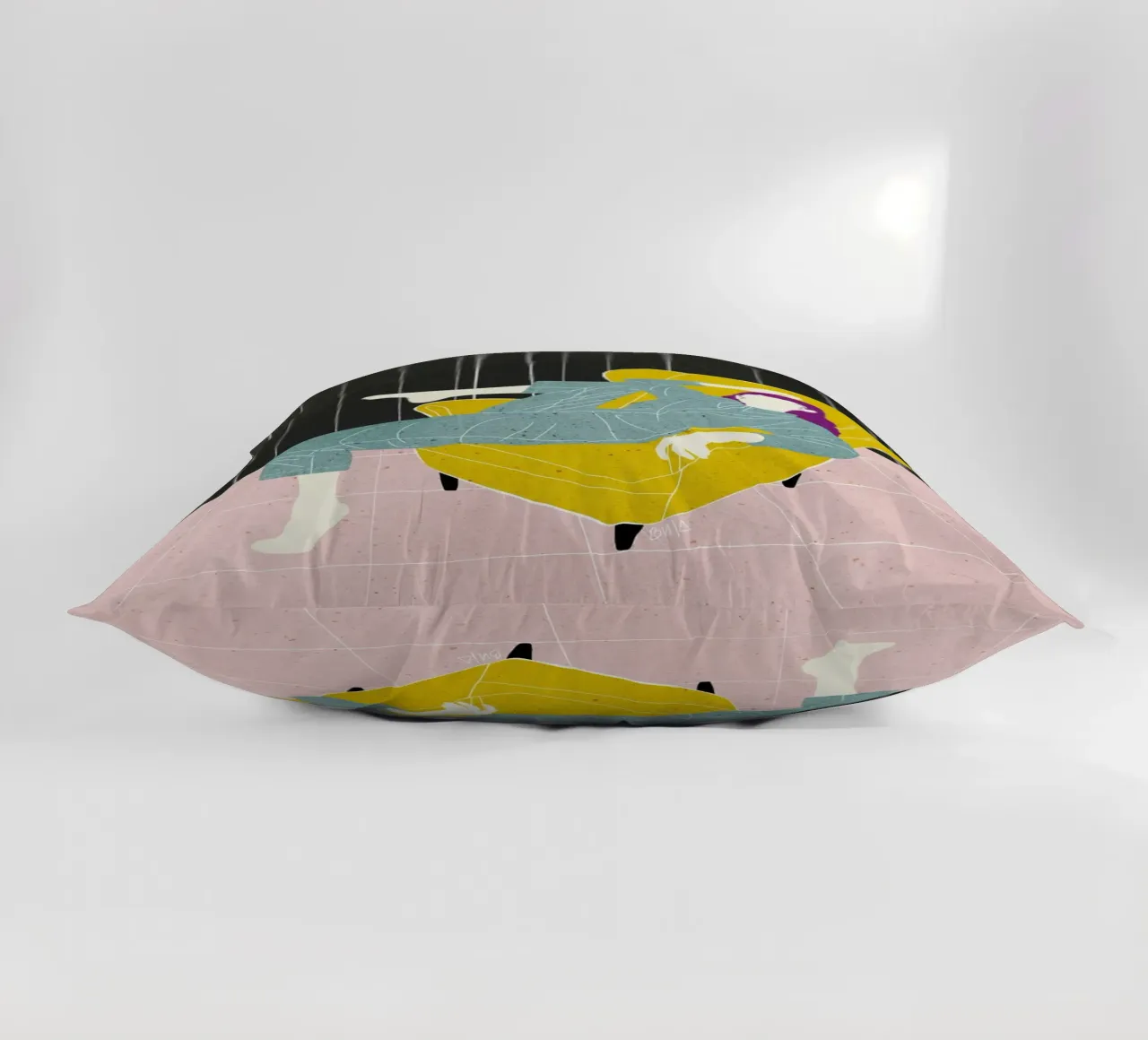 Sedia in velluto Lazy WOman Bujaboom cuscino da bujaboom