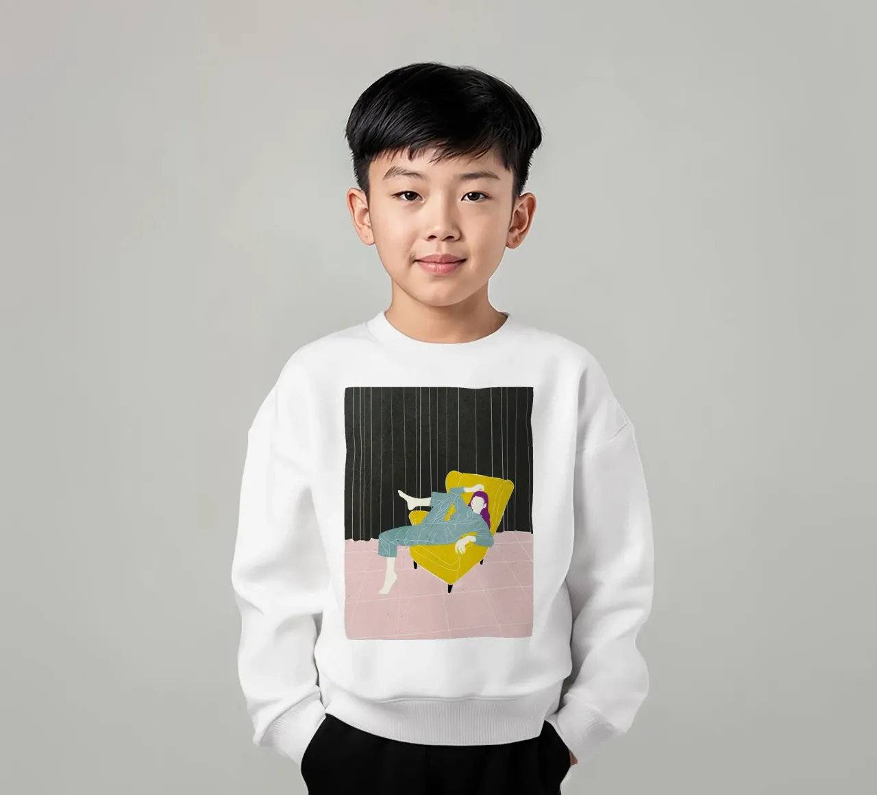 Sedia in velluto Lazy WOman Bujaboom felpa bambino da bujaboom