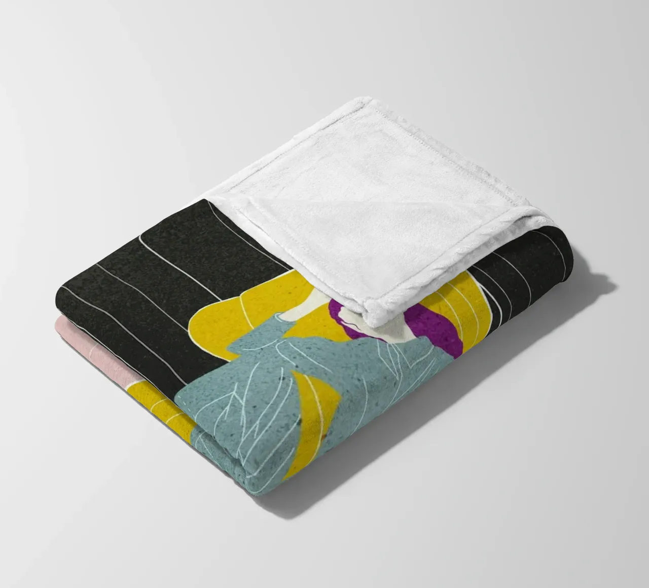 Sedia in velluto Lazy WOman Bujaboom coperta in pile da bujaboom