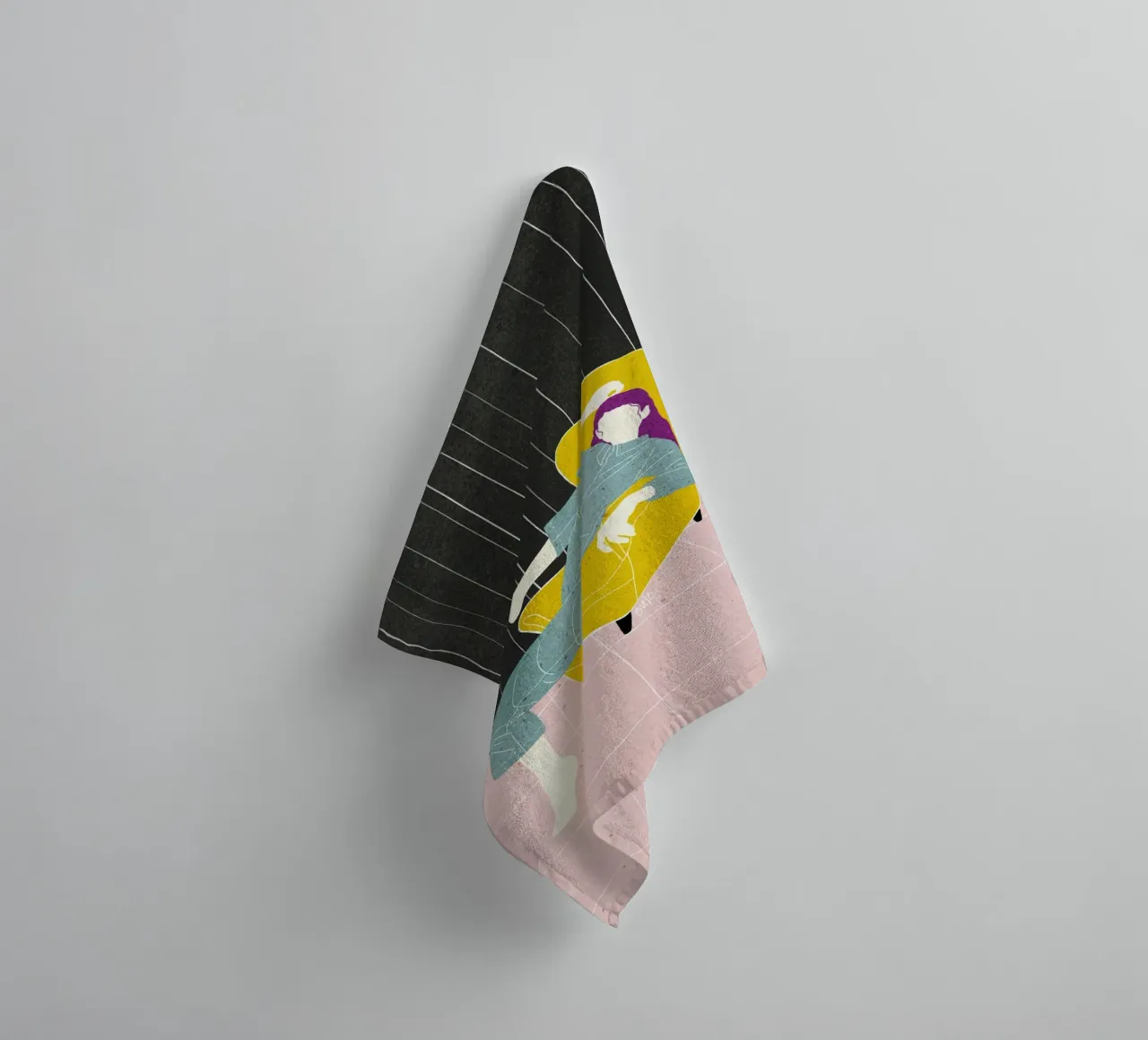 Lazy WOman Samtstuhl Bujaboom Handtuch von bujaboom