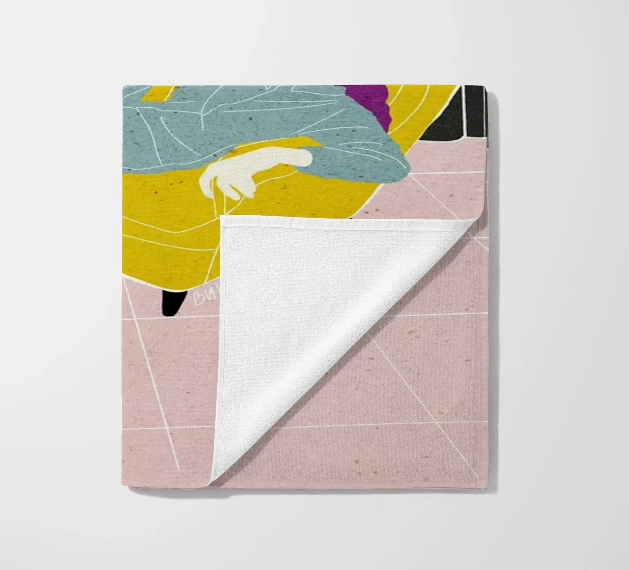 Chaise en velours Lazy WOman Bujaboom serviette de plage de bujaboom