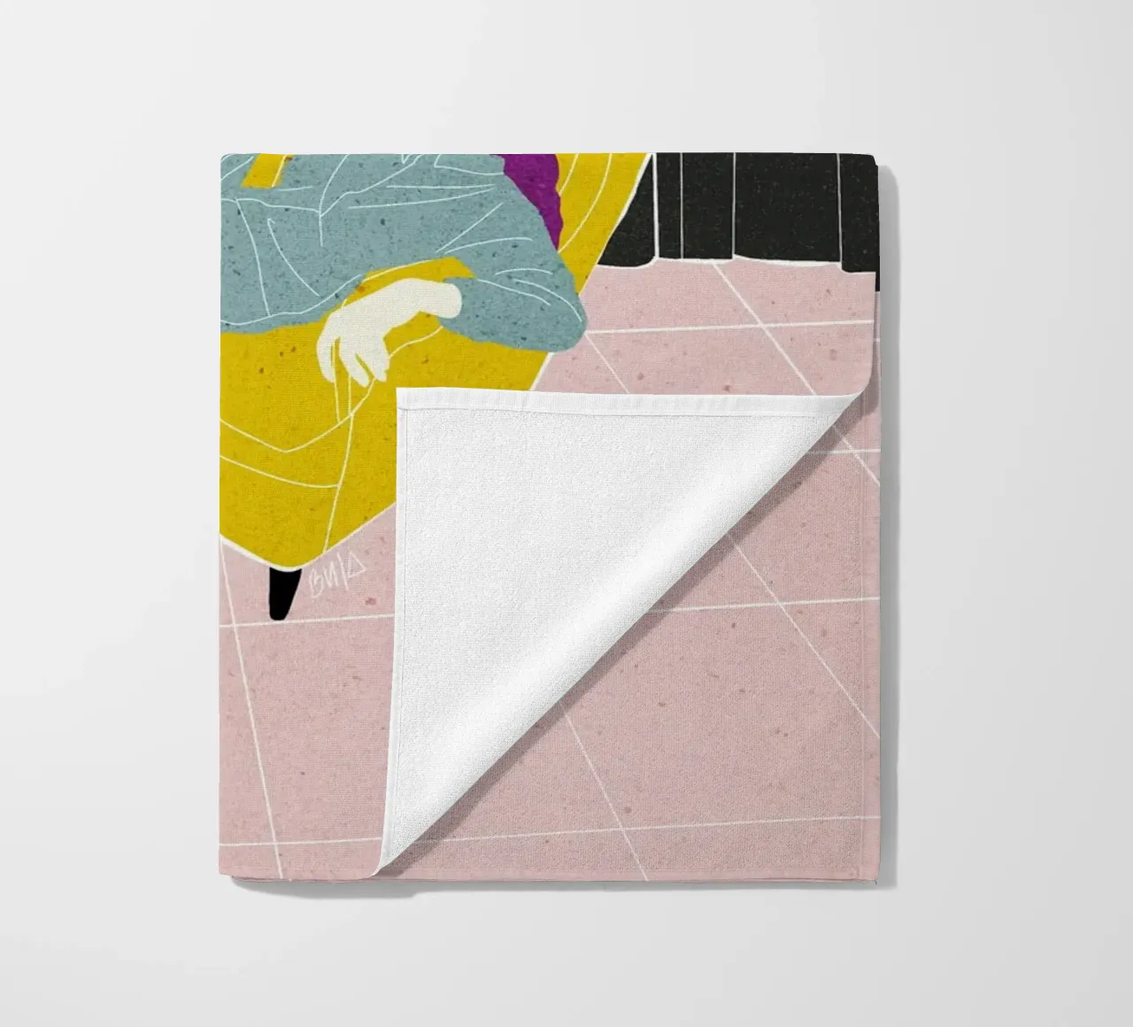 Chaise en velours Lazy WOman Bujaboom serviette de plage de bujaboom
