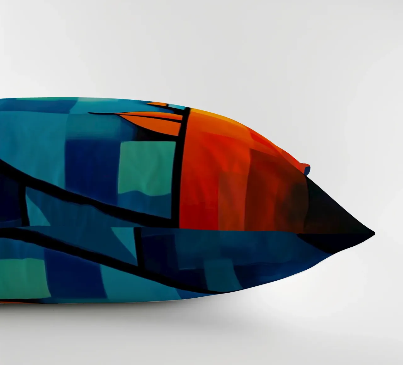 Enlightenment | Meditation as a path into the light decorative cushion by Autofocus