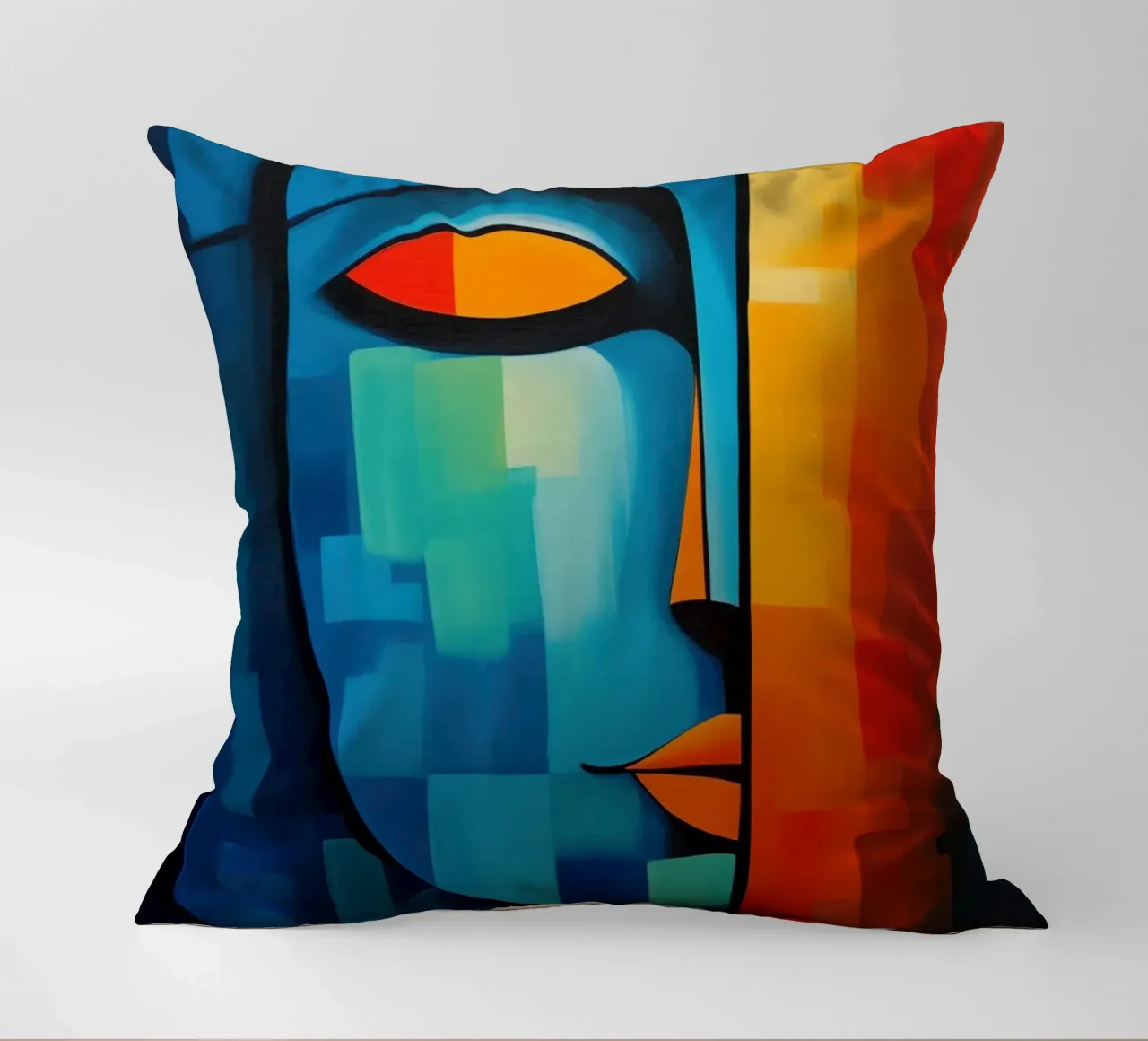 Enlightenment | Meditation as a path into the light decorative cushion by Autofocus