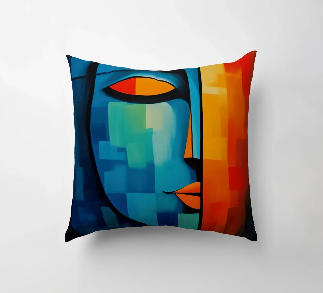 Enlightenment | Meditation as a path into the light decorative cushion by Autofocus