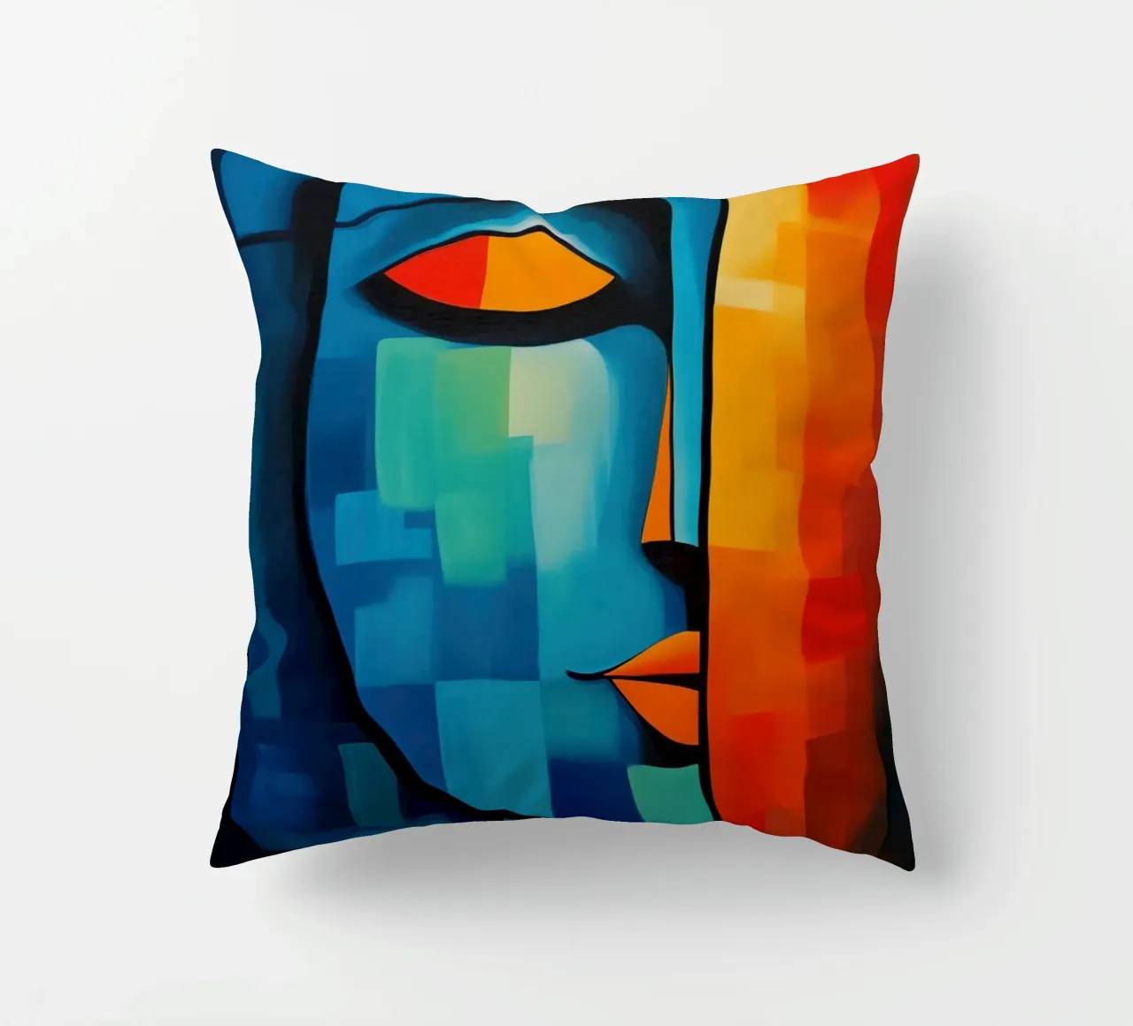 Enlightenment | Meditation as a path into the light decorative cushion by Autofocus