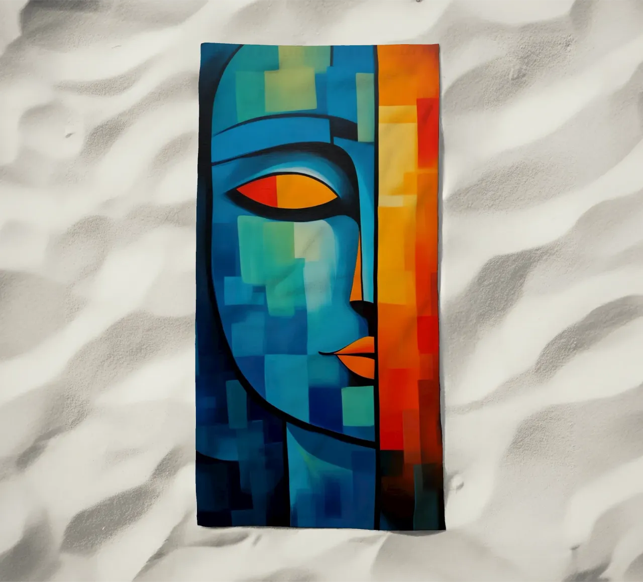 Enlightenment | Meditation as a path into the light beach towel by Autofocus