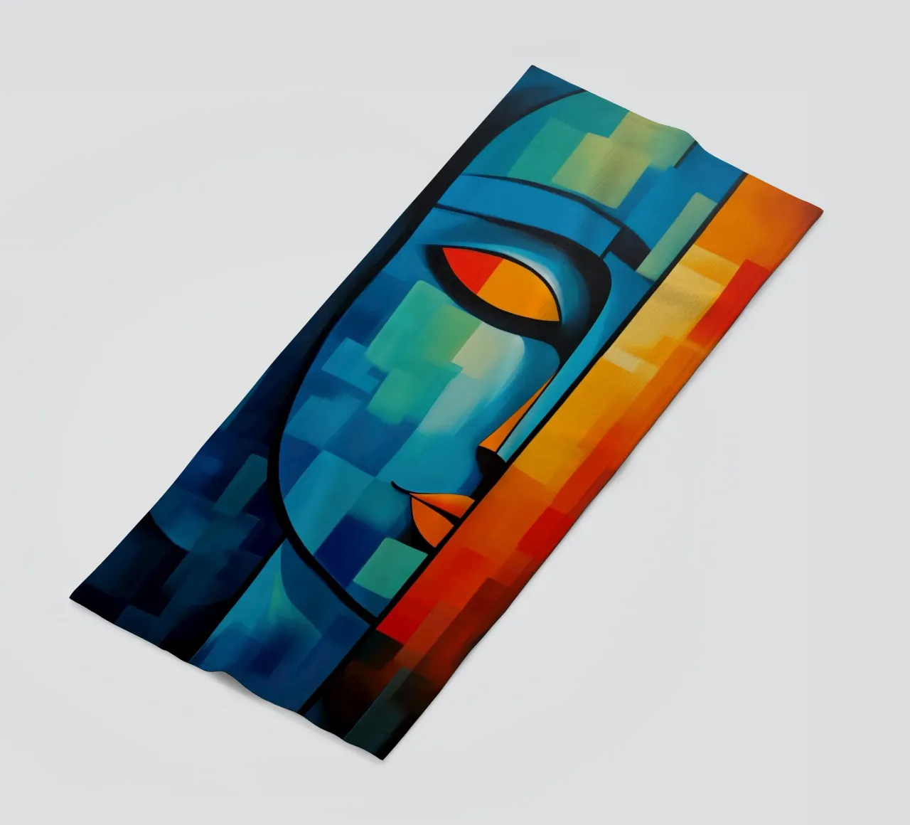 Enlightenment | Meditation as a path into the light beach towel by Autofocus