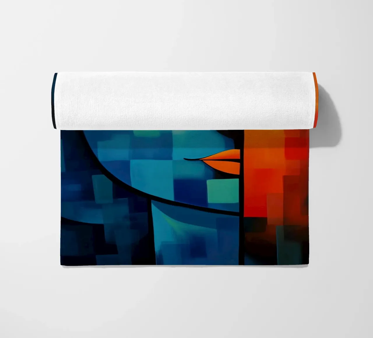 Enlightenment | Meditation as a path into the light beach towel by Autofocus
