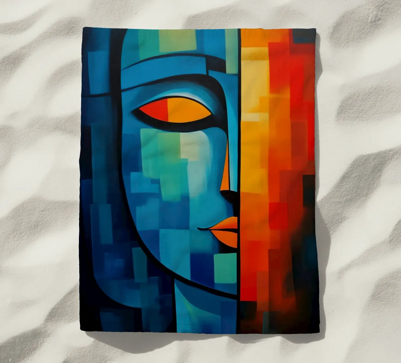 Enlightenment | Meditation as a path into the light beach towel by Autofocus
