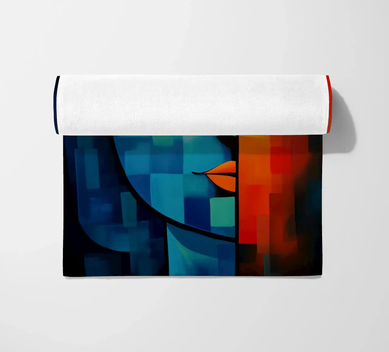 Enlightenment | Meditation as a path into the light beach towel by Autofocus
