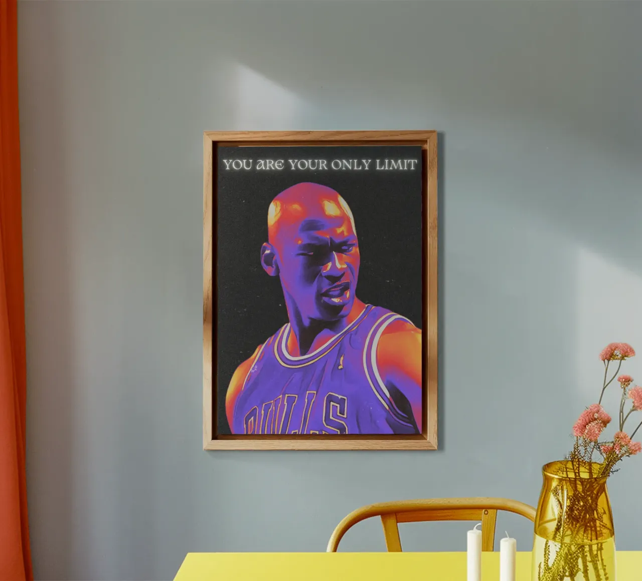 Michael Jordan alluminio dibond da Limitless Prints