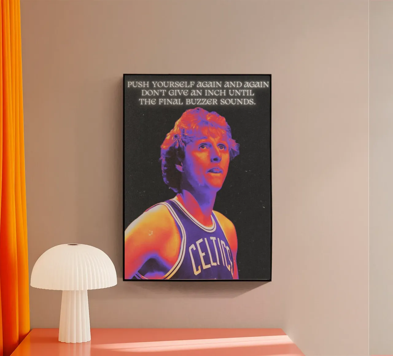 Larry Bird plexiglass da Limitless Prints
