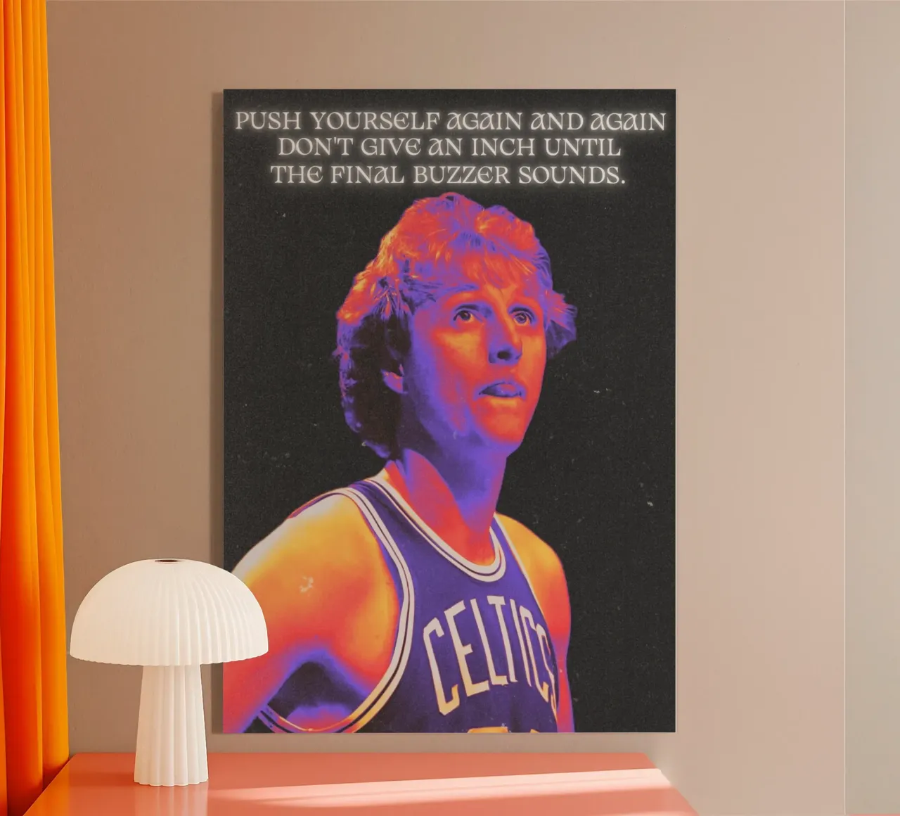 Larry Bird plexiglass da Limitless Prints
