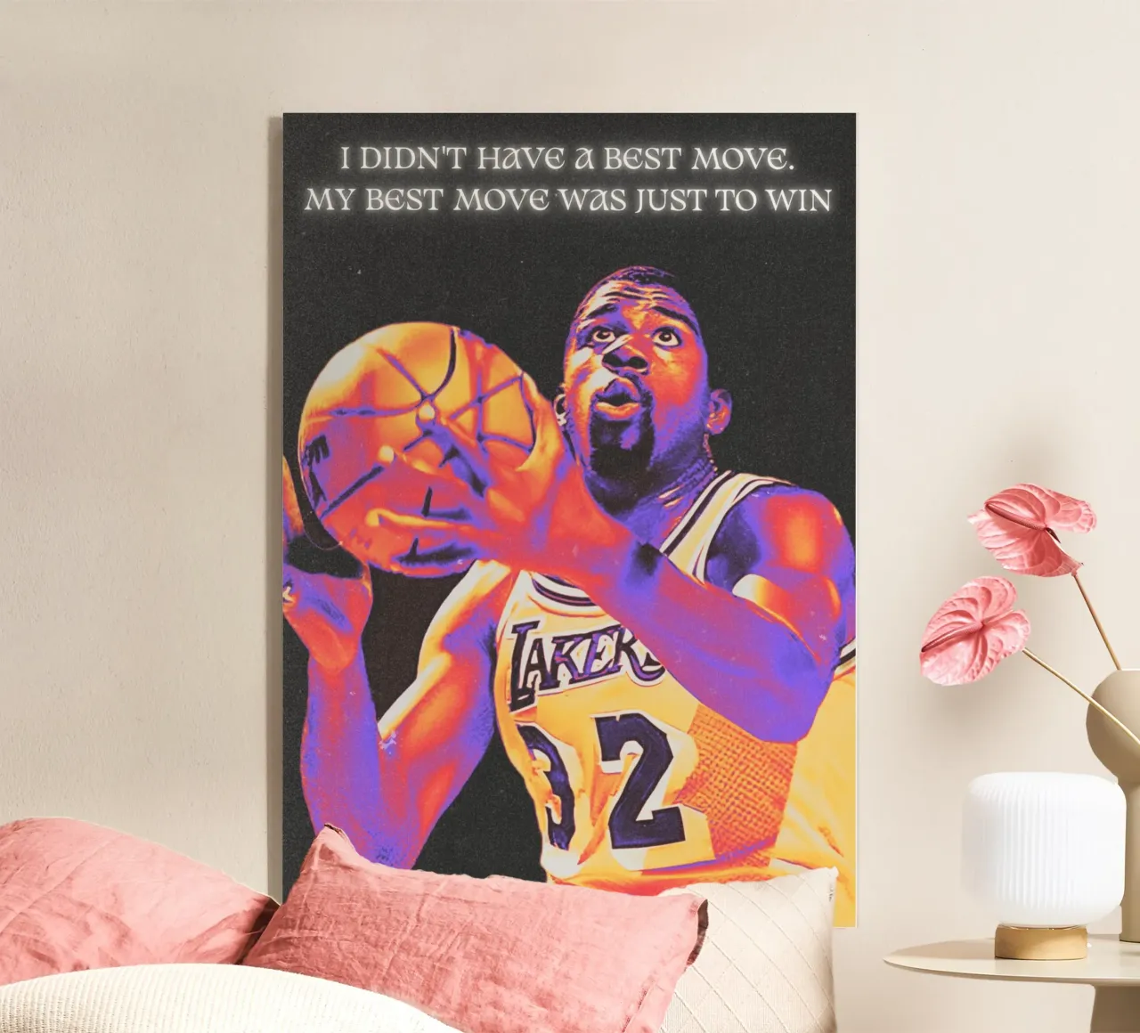 Magic Johnson plexiglass da Limitless Prints