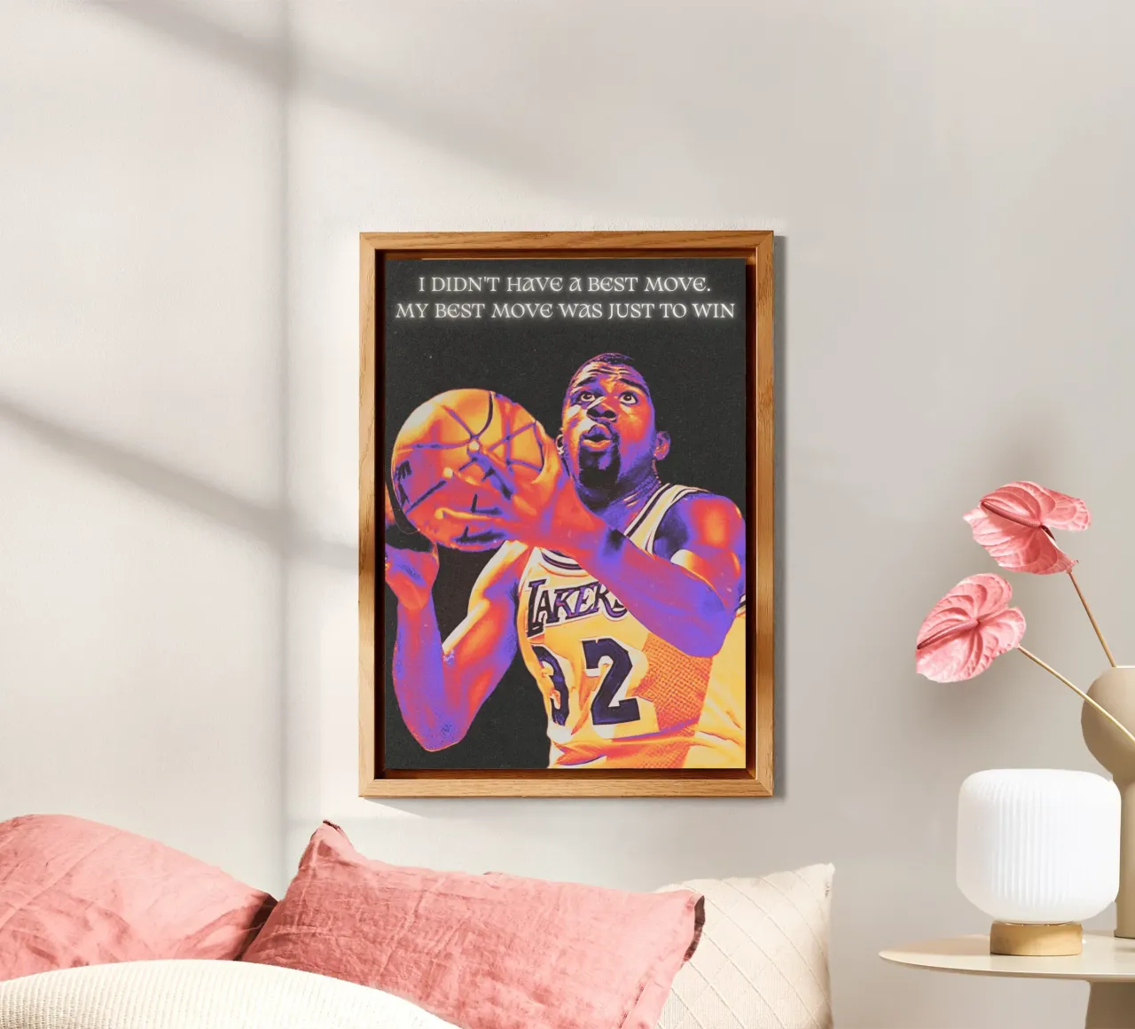 Magic Johnson alluminio dibond da Limitless Prints