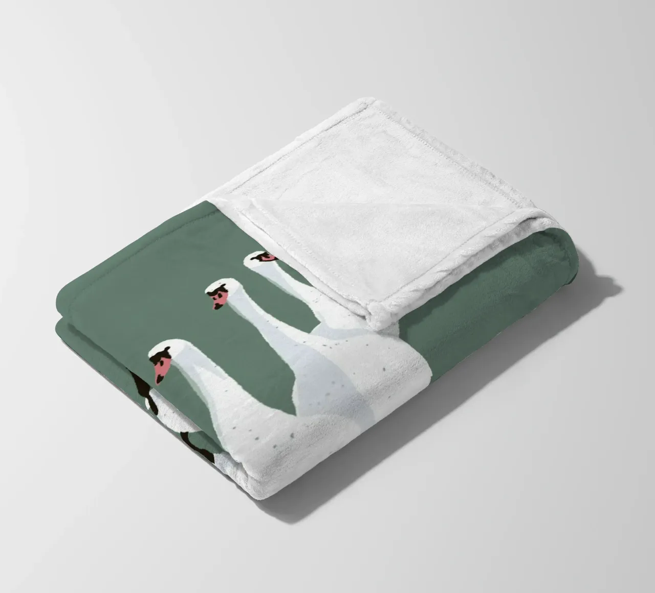 Swan Parade Design minimalista Bujaboom coperta in pile da bujaboom