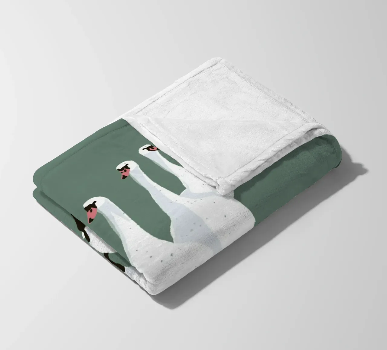 Swan Parade Design minimalista Bujaboom coperta in pile da bujaboom