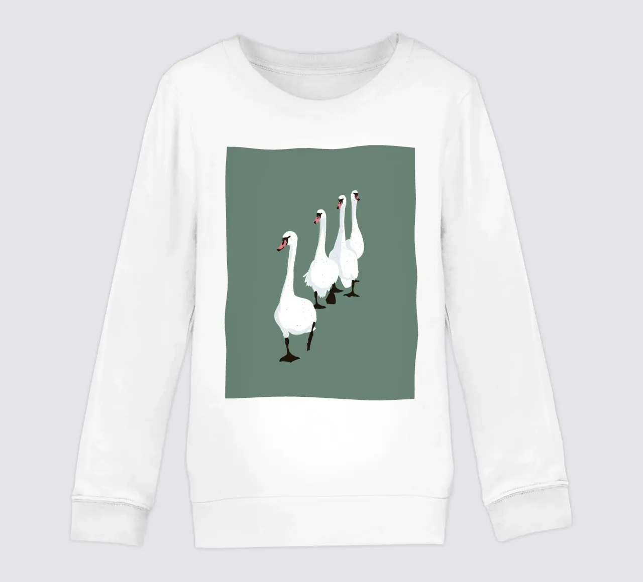 Swan Parade Design minimalista Bujaboom felpa bambino da bujaboom